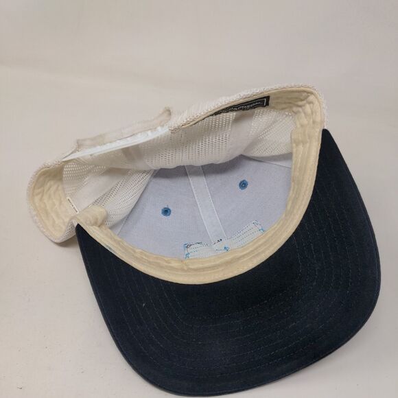 Three Pines Snapback Mesh Back Trucker Hat Multi One Size Leather Patch - Picture 6 of 9